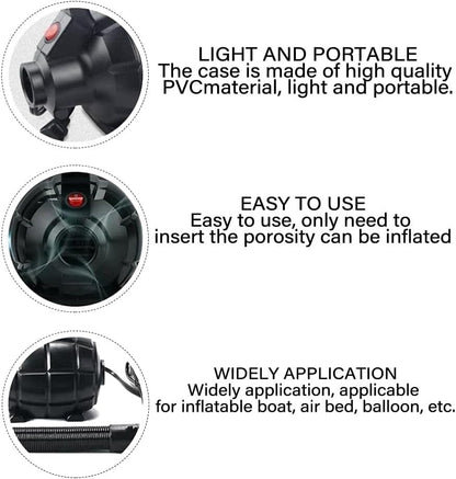 RISINGUKST Electric Air Pump Inflatable Pump 600W High Power Electric Pump