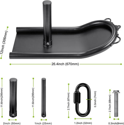 Kipika Weight Sled Push-Pull Fitness Sled Fitness Strength Training Sled