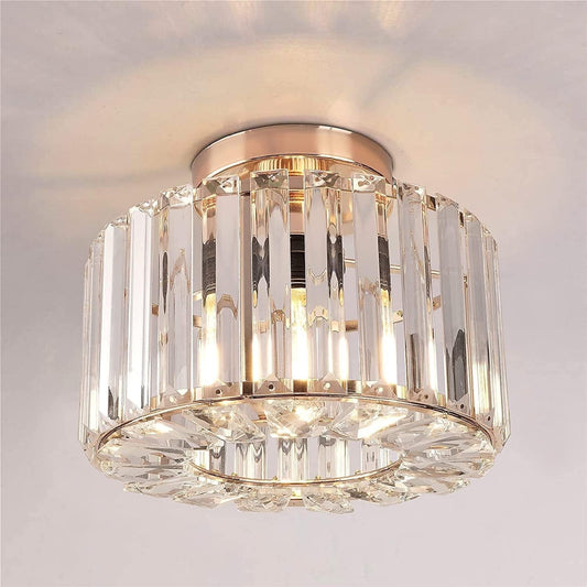Crystal Ceiling Light LED Chandelier Modern Living Room Bedroom