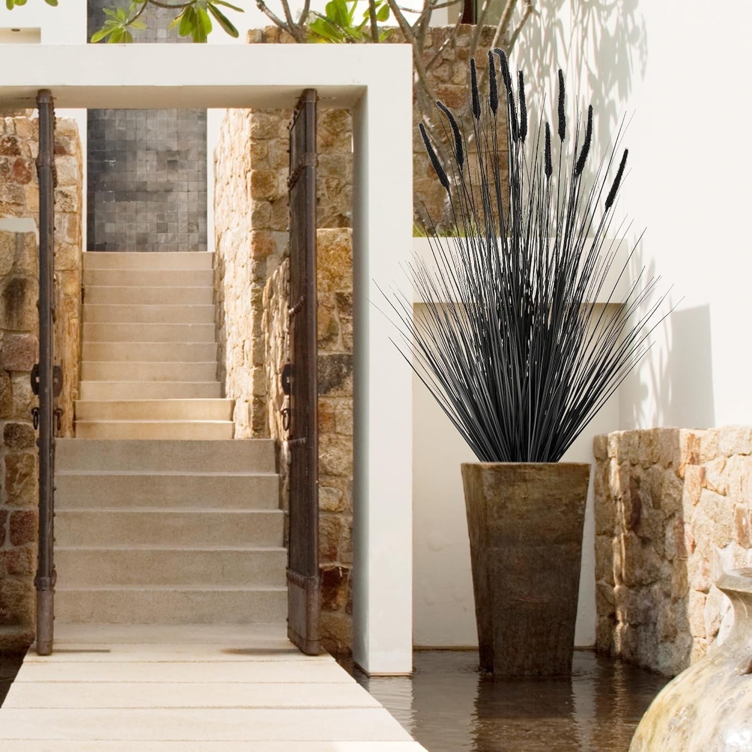 5ft Artificial Horsetail Reed Grass Plant Indoor Outdoor Garden Decor