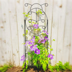 Metal Garden Trellis 142cm Pack of 4 Climbing Plant Support Indoor Outdoor