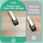 120x150cm Clear PVC Chair Mat Hard Floor Protector BPA Free Large