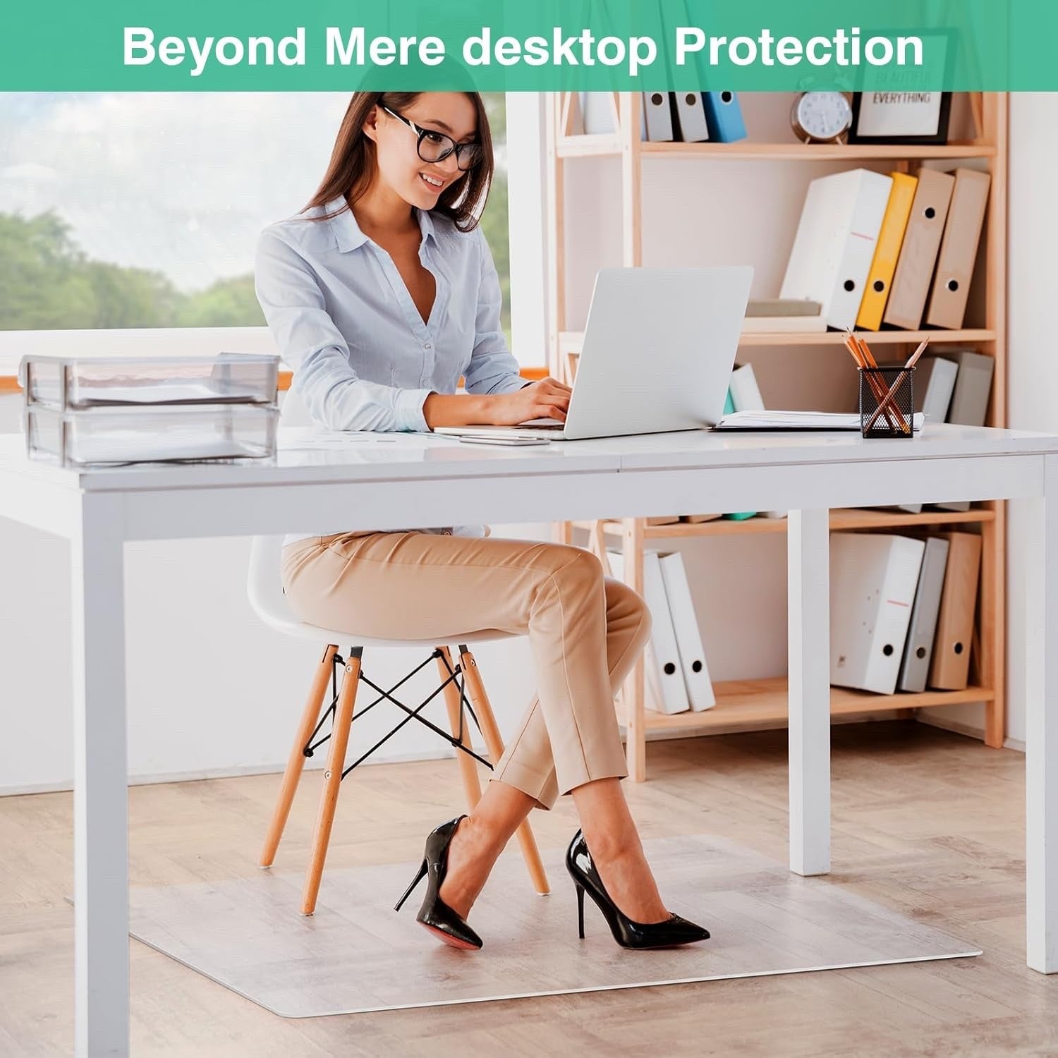 120x150cm Clear PVC Chair Mat Hard Floor Protector BPA Free Large