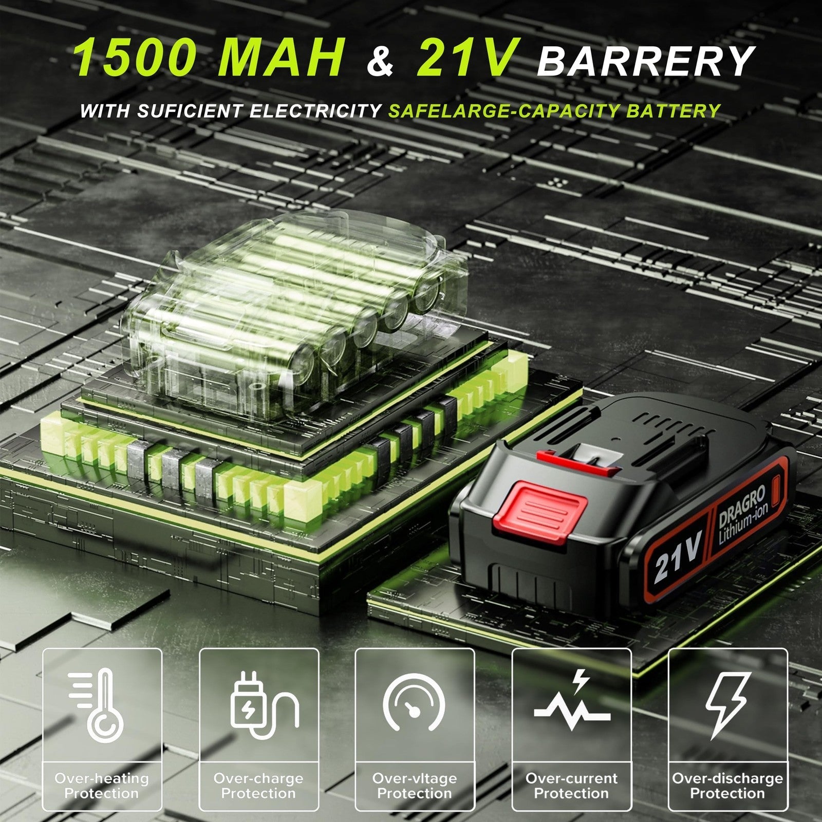 21V Cordless Grass Strimmer Metal Blade Lawn Edger 15cm Cutting Width