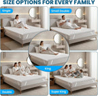 Memory Foam Mattress Topper Thick Pressure Relief Back Pain Bed Topper
