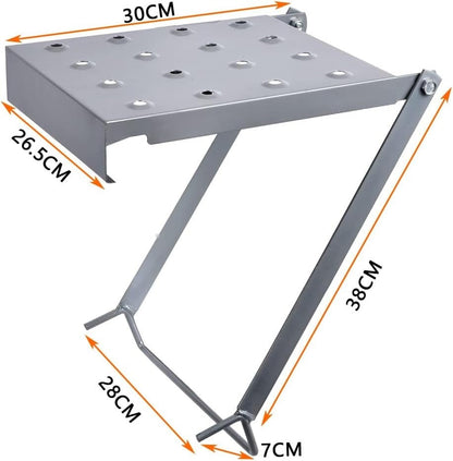 Extension Ladder Work Platform Tool Stand Anti Slip 330lb Capacity