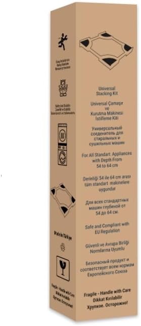 Universal Washer Dryer Stacking Kit 54-64cm Adjustable Anti Vibration Shelf