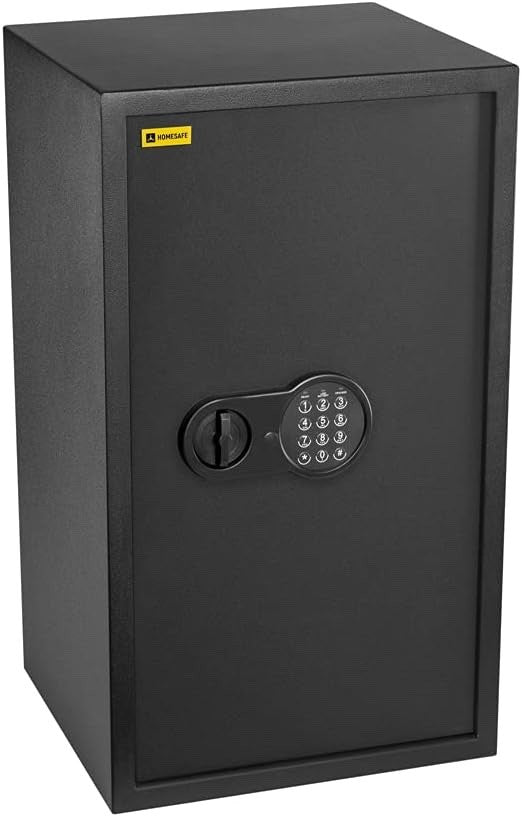 HomeSafe Digital Safe 70x40x36cm Electronic Lock Home Office Adjustable Shelves