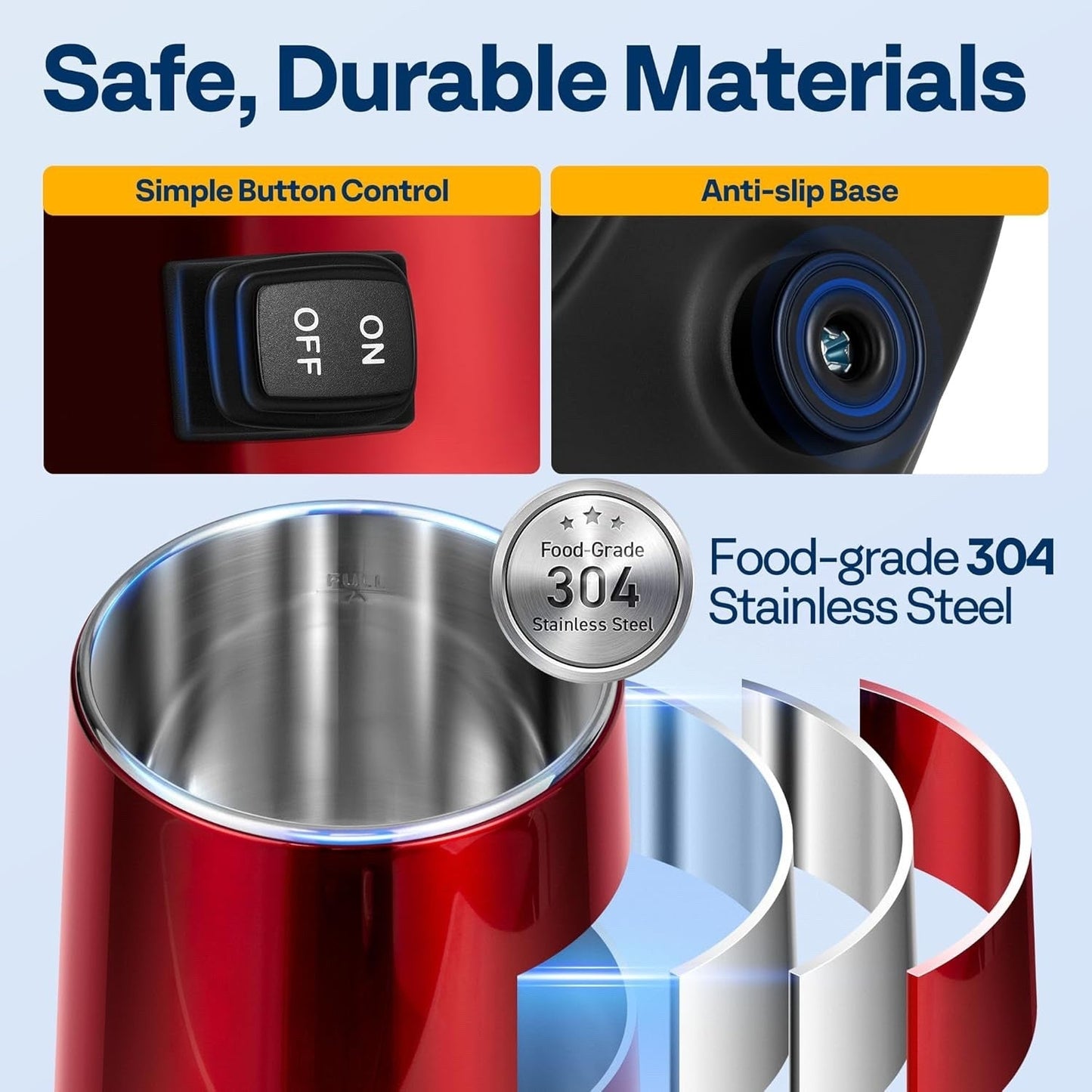 4L 1.06Gal Water Distiller 750W Countertop Purifier Smart Switch Home