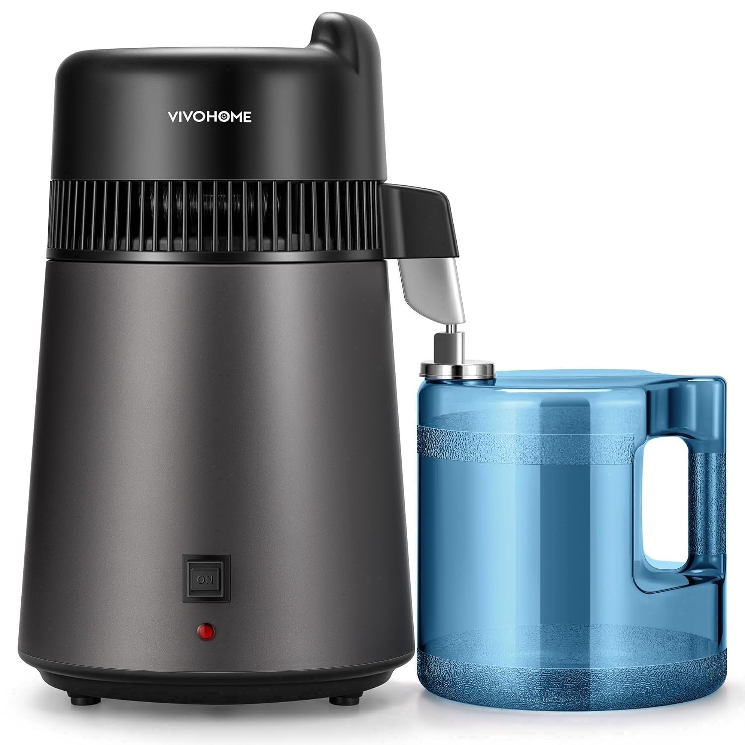 VIVOHOME 6L Water Distiller 304 Stainless Steel Countertop Purifier Container