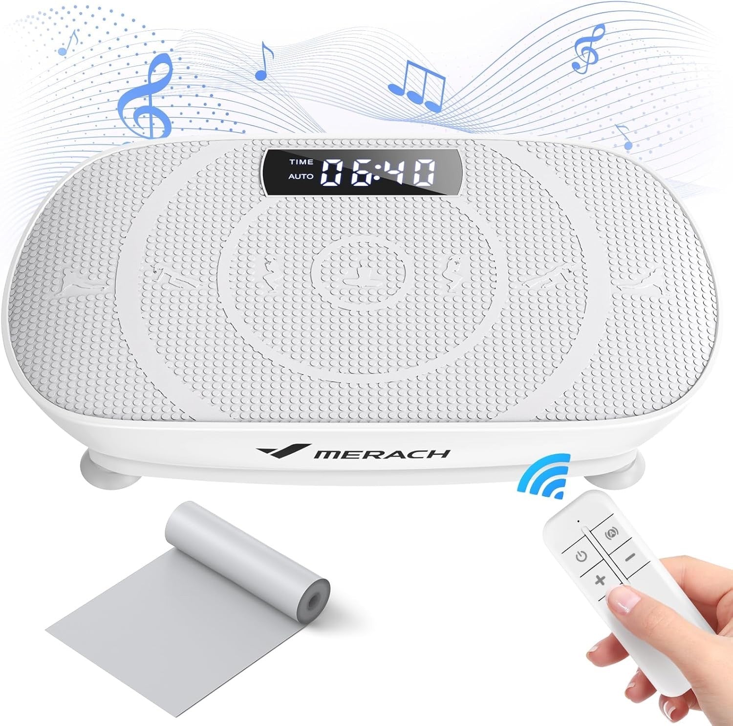 Vibration Plate Exercise Machine Whole Body Workout Weight Loss Fitness Bluetoot