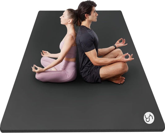 Extra Large Exercise Mat 200x130cm 15mm Thick NBR Yoga Gym Fitness