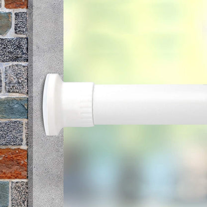 Heavy Duty Tension Shower Curtain Rail Adjustable Rustproof Bathroom Rod Vailge
