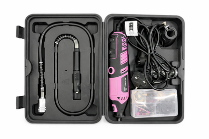 170W Rotary Tool Kit 126pc Electric Drill Set Flex Shaft Sand Grind Engrave DIY