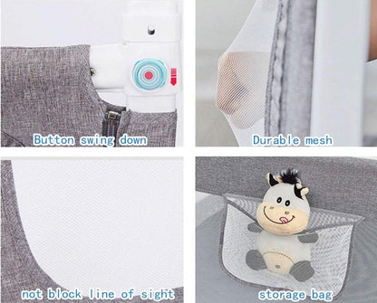 Toddler Bed Rail 150cm Extra Long Safety Guard Fold Down Swing Kids Bedrail nobranded