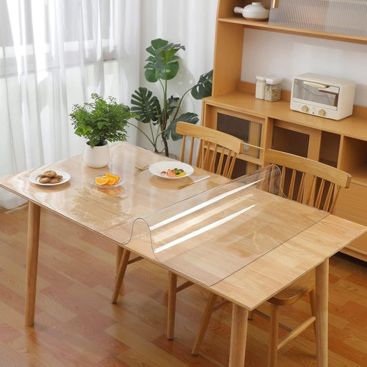 Clear Table Protector 2mm PVC Transparent Desk Pad Dining Table Cover Yanen