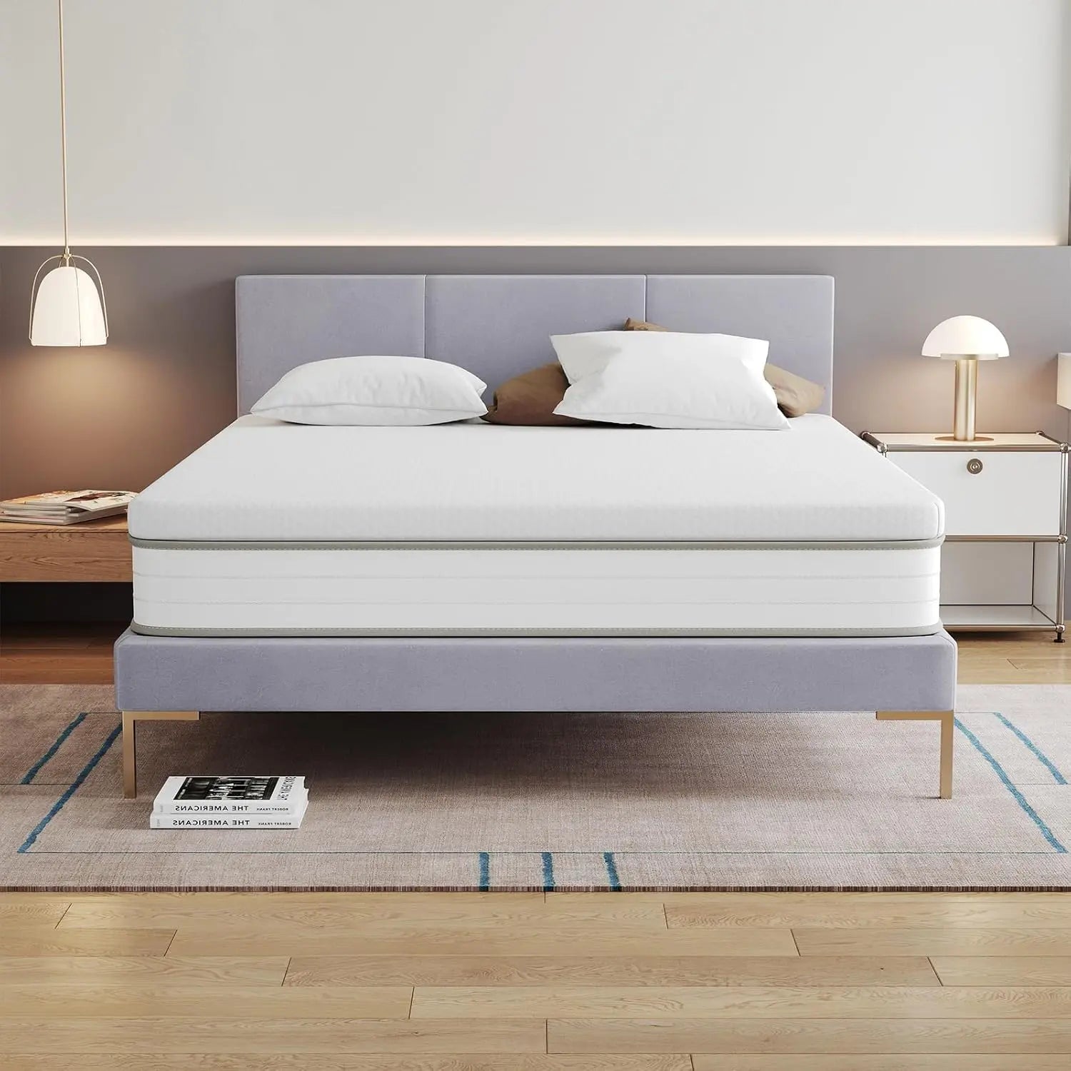 Frideko 7cm Memory Foam Mattress Topper King Size Bed Frideko
