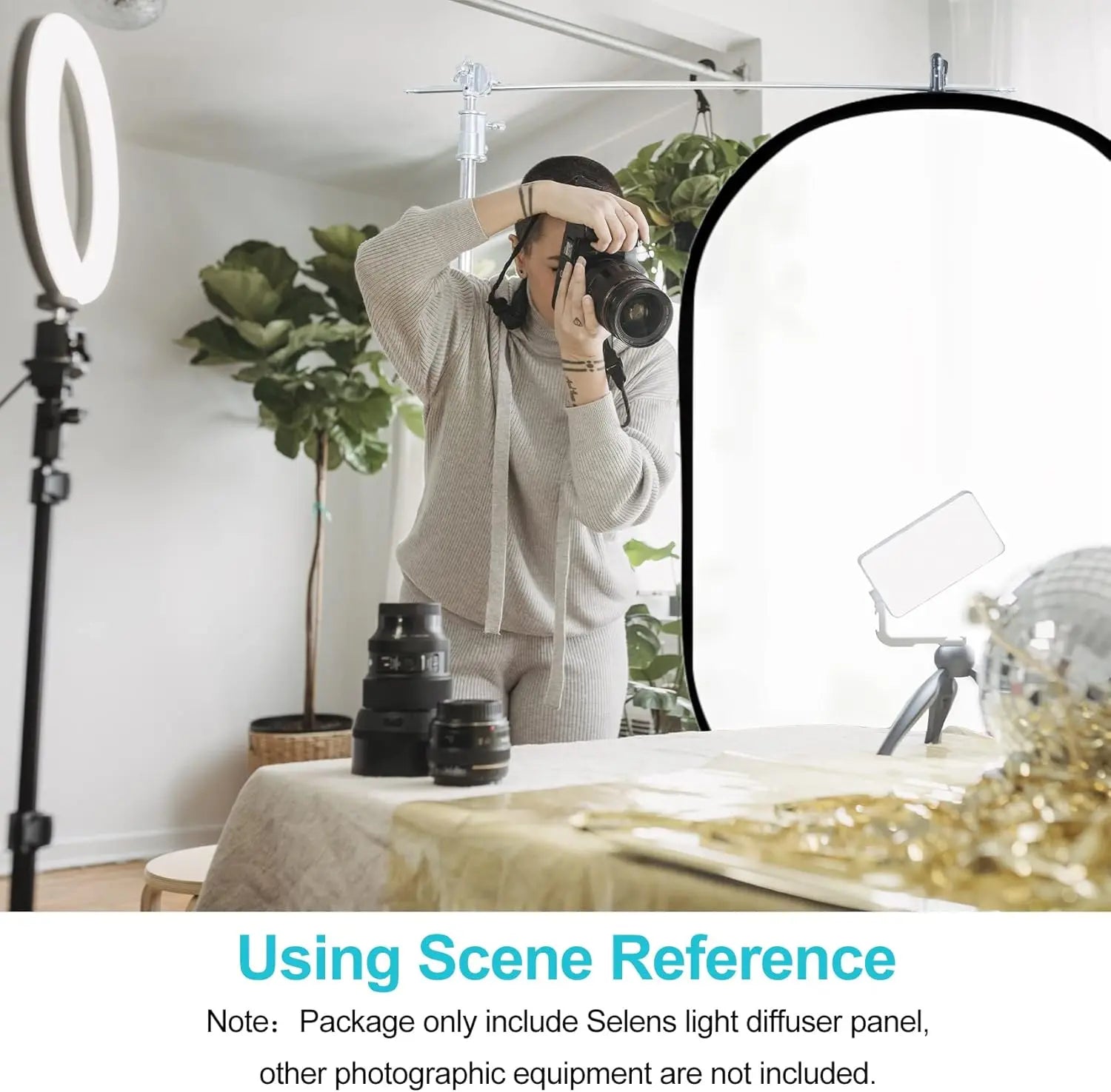 Selens Light Diffuser Photography 100x150cm Sun Reflector Soft Diffusion Panel - RT Online Outlet