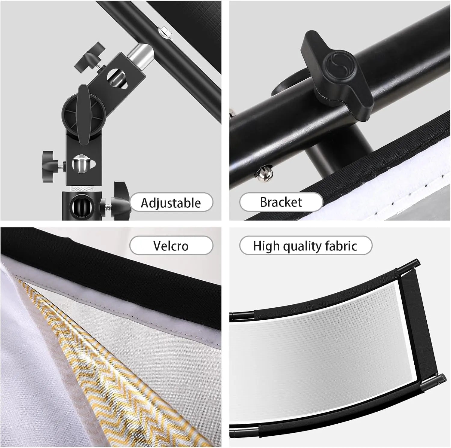 Soonpho Clamshell Light Reflector U Shape U Form Diffuser Kit 110x50cm Large - RT Online Outlet