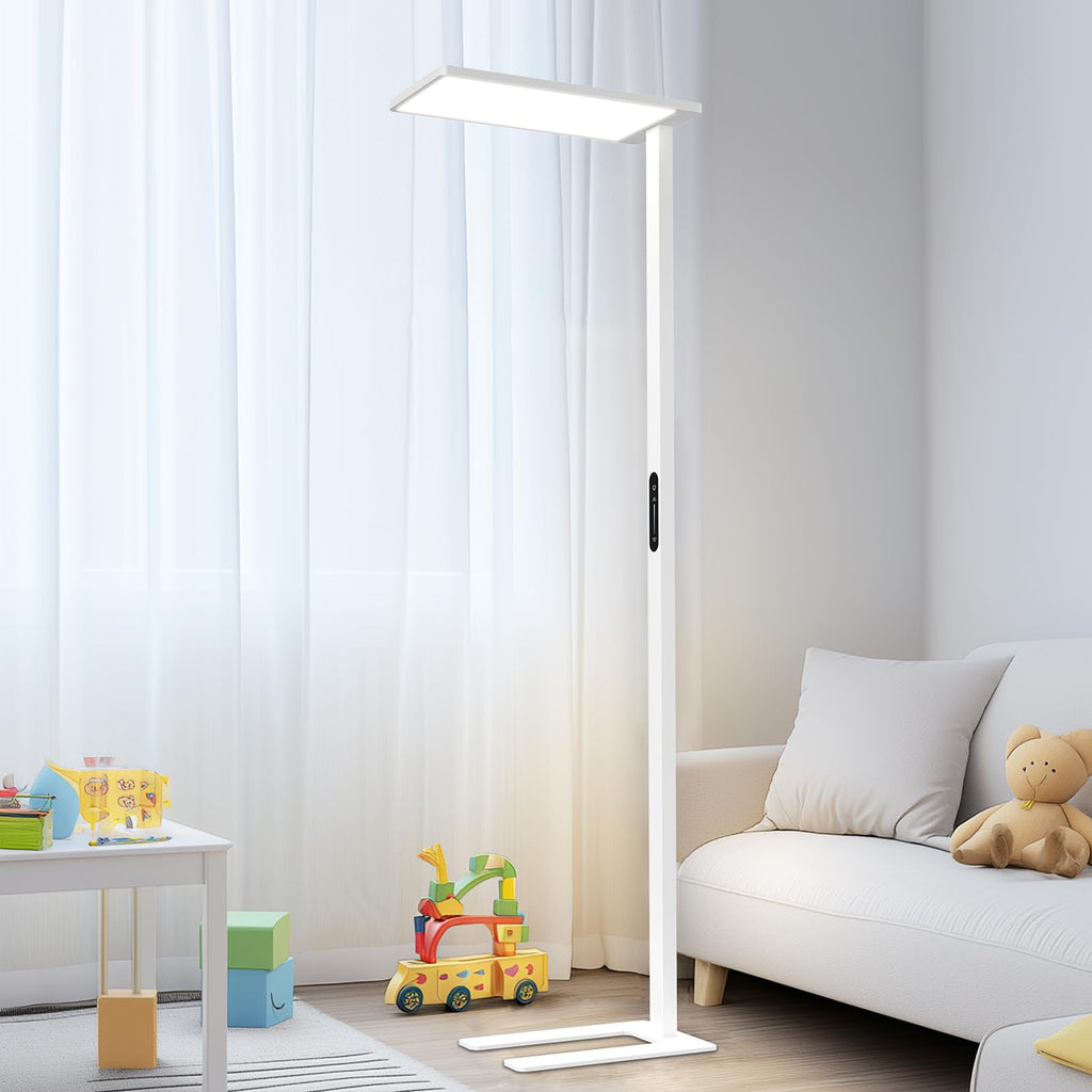 LED Floor Lamp 120W 10000LM Touch Dimmable Tall Reading Light 4000K Home Office